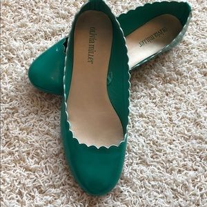 Olivia Miller Easter Green Slip on Shoes